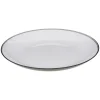 ASSIETTE SQUARE CHARBON 25CM