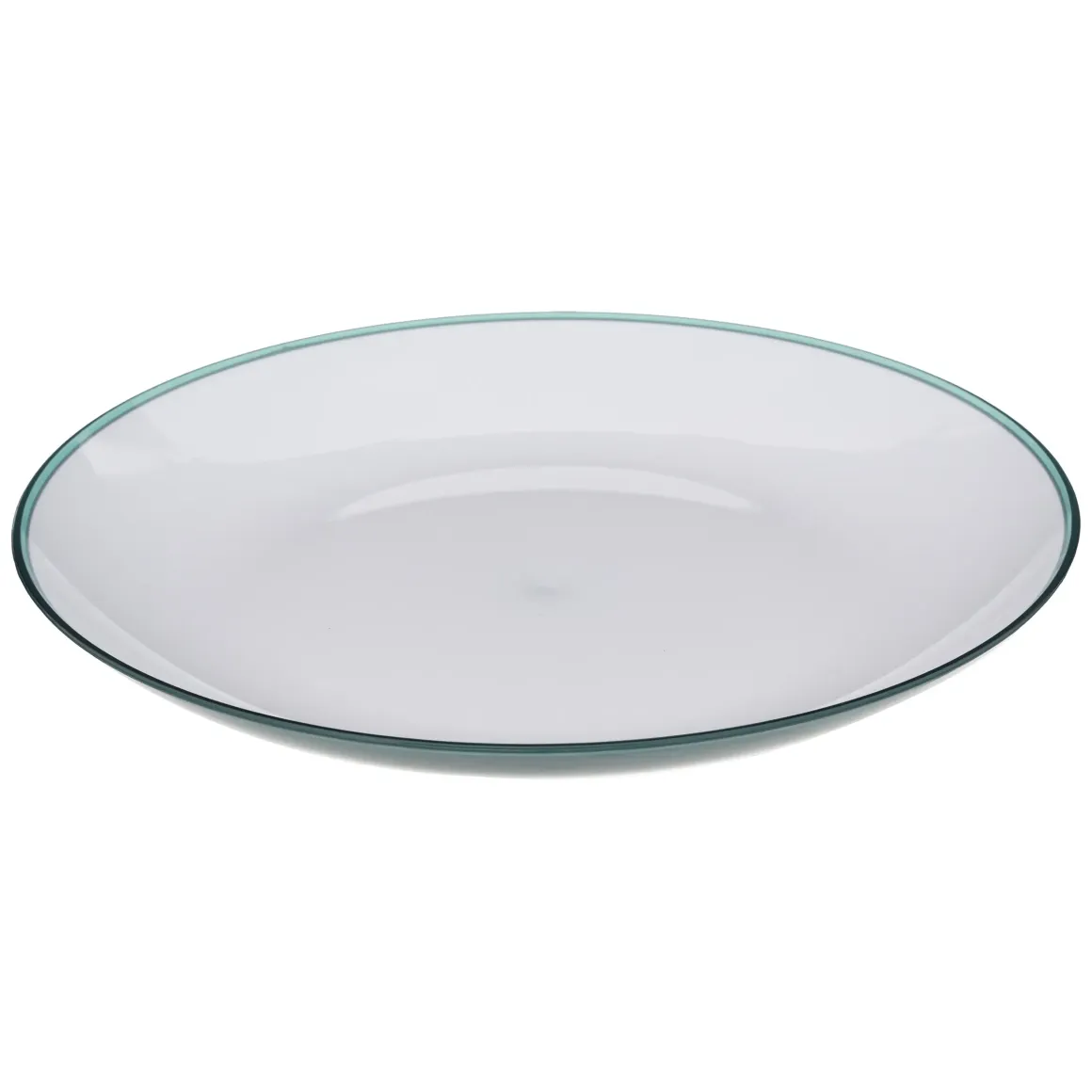 ASSIETTE SQUARE PETROLE 25CM