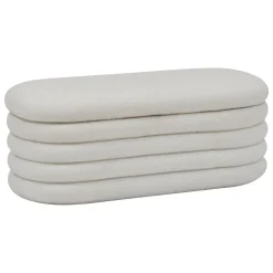 BANC COFFRE BOUCLETTE GIULIA D.110X46X40.5CM