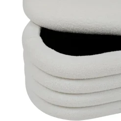 BANC COFFRE BOUCLETTE GIULIA D.110X46X40.5CM