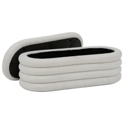 BANC COFFRE BOUCLETTE GIULIA D.110X46X40.5CM