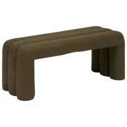 BANC SISCO TISSU KAKI D.102X42X43.5CM