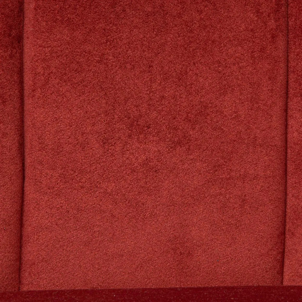 BANQUETTE 2 PLACES VELOURS PIED BOIS NAOVA TERRACOTTA