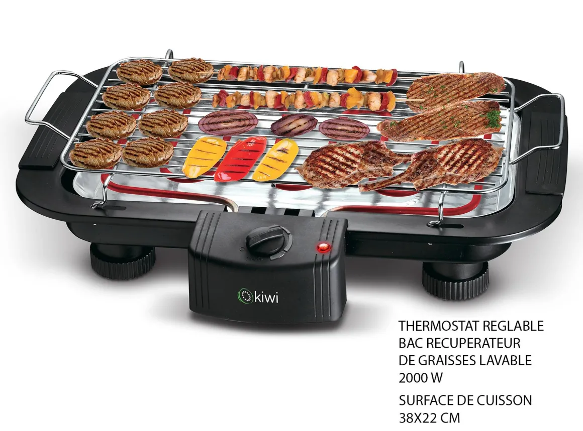 BARBECUE ELECTRIQUE 2000W
