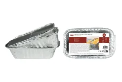 5 BARQUETTES ALUMINIUM MOULE A CAKE 1.6L