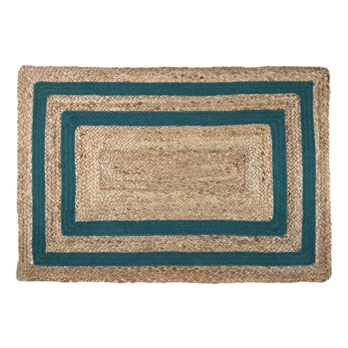 BERRY TAPIS 60X90CM EMERAUDE JUTE