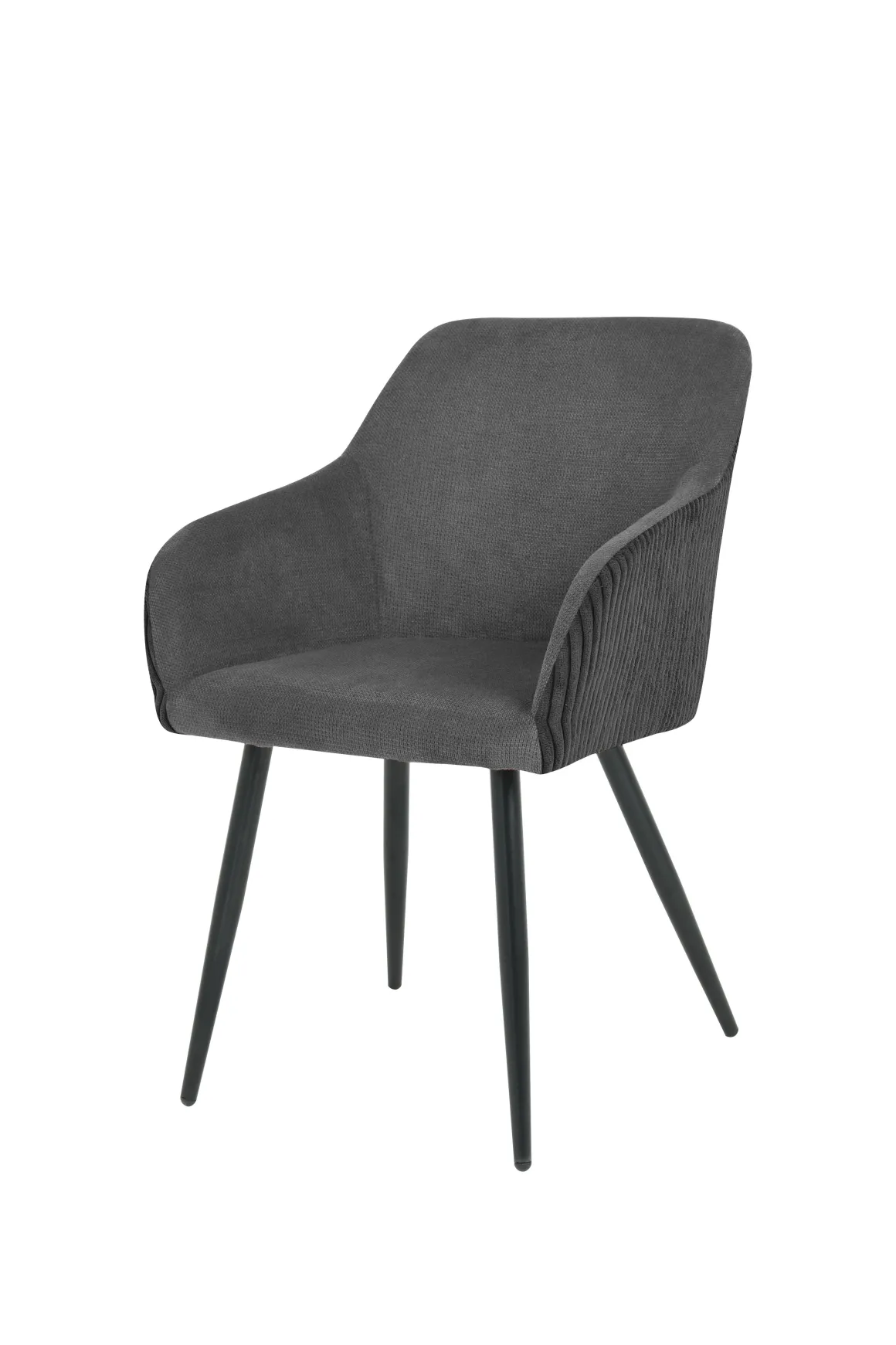 BETTY FAUTEUIL NOIR BI MATIERE