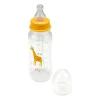 BIBERON COL ETROIT ET TETINE DEBIT VARIABLE 250ML GIRAFE