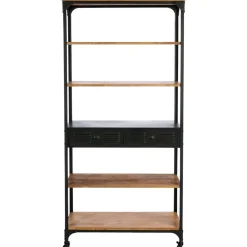 BIBLIOTHEQUE 4 ETAGERES 2 TIROIRS CIERNA
