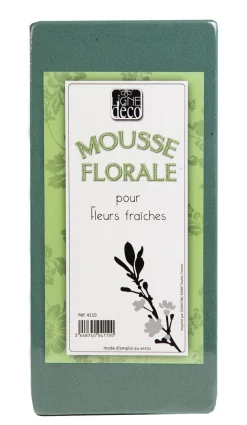 BLOC MOUSSE VERTE FILMEE 11X8X22.5CM