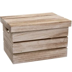 BOITE CAGETTE BOIS D.32X22X20CM