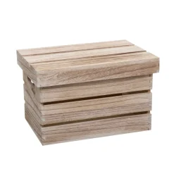BOITE CAGETTE BOIS D.26X16X16CM