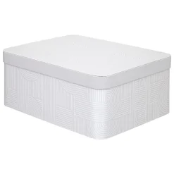 BOITE CARTON POLYBOX ARCHE BEIGE D.30.5X24X12.8CM