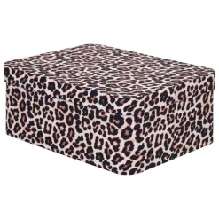 BOITE CARTON POLYBOX LEOPARD D.30.5X24X12.8CM