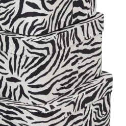 BOITE CARTON POLYBOX ZEBRA D.30.5X24X12.8CM