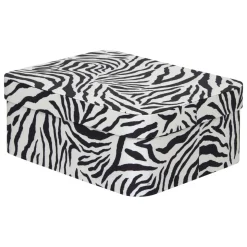 BOITE CARTON POLYBOX ZEBRA D.35X26X14.5CM
