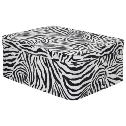 BOITE CARTON POLYBOX ZEBRA D.35X26X14.5CM
