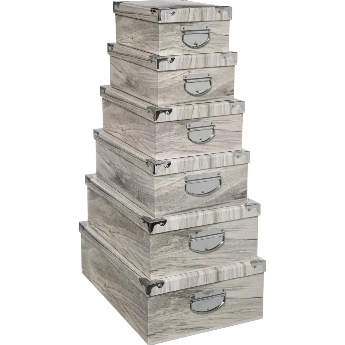 BOITE COINS METAL IMPRIME SAUVAGE D.32X21.5X11.8CM
