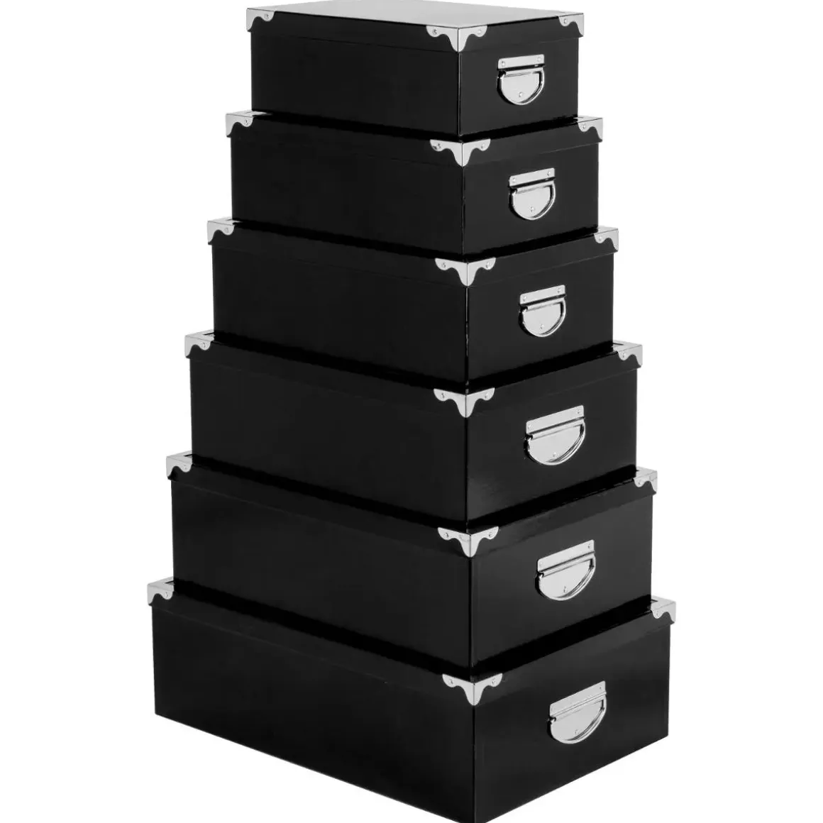 BOITE COINS METAL UNI NOIR D.44X31X15CM