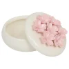 BOITE DECO CERAMIQUE FLEUR DE ROSE