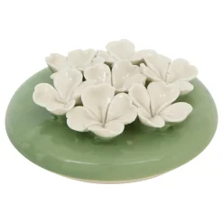 BOITE DECO CERAMIQUE FLEUR DE ROSE