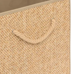 BOITE DE RANGEMENT 31X31CM BEIGE STEMY