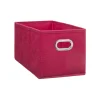 BOITE DE RANGEMENT 15X31CM FRAMBOISE