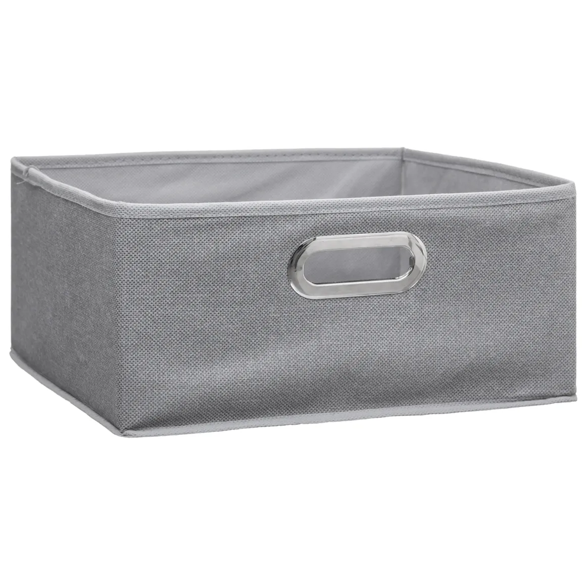 BOITE DE RANGEMENT 31X15CM GRIS CLAIR CHINE