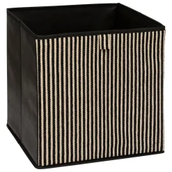 BOITE DE RANGEMENT 31X31CM NOIR COTTY