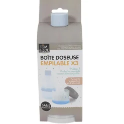 BOITE DOSEUSE LAIT POUDRE EMPILABLE X3