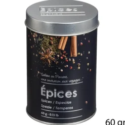 BOITE EPICES BLACK EDITION RELIEF 2