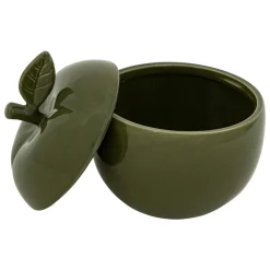 BOITE FORME POMME FAMILY CORNER CERAMIQUE D.17.5CM