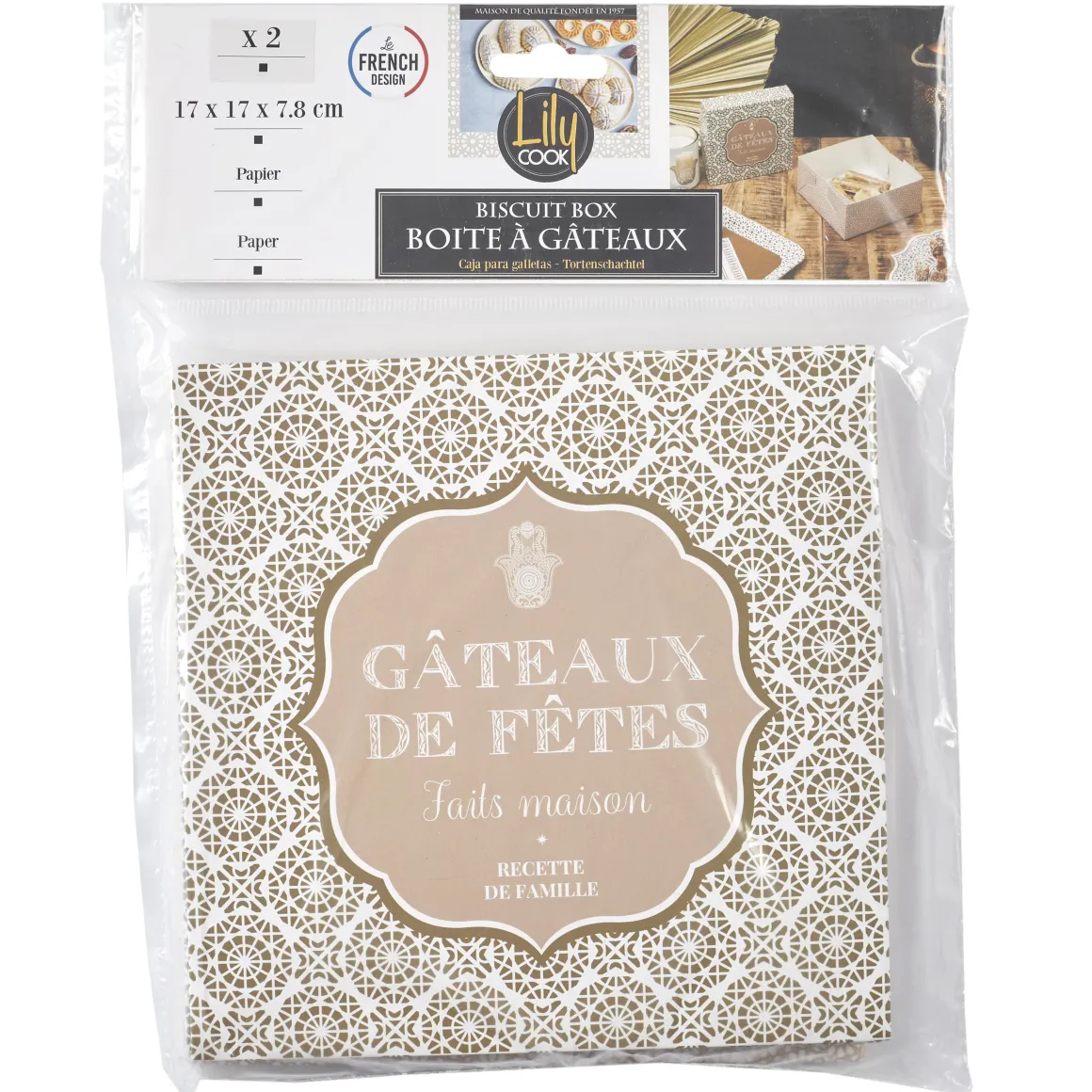 BOITE GATEAUX 17X7.8CM