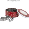 BOITE METAL AVEC EMPORTE PIECE X10 PIECES