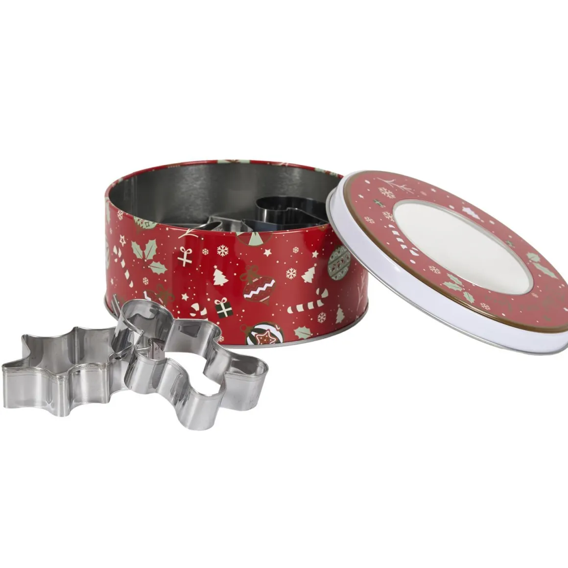 BOITE METAL AVEC EMPORTE PIECE X10 PIECES