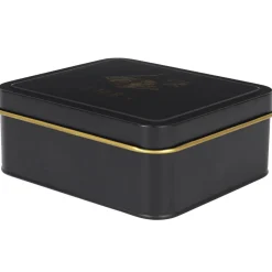 BOITE METAL NOIR ET DORE DOSETTE THE