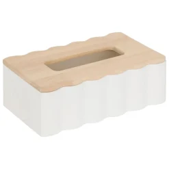 BOITE MOUCHOIR BOIS CHERI L.25CM