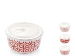 BOITE PORCELAINE SHANGHAI AVEC COUVERCLE 13X7CM