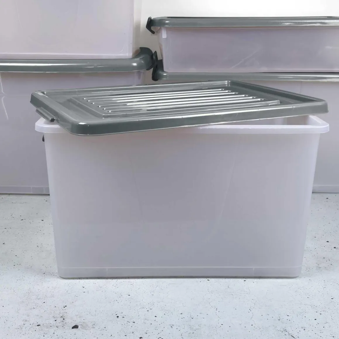BOITE RANGEMENT PLASTIQUE 75L
