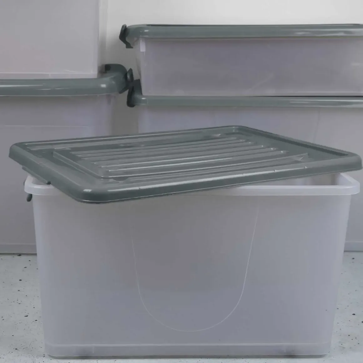 BOITE RANGEMENT PLASTIQUE 60L