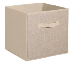 BOITE RANGEMENT 31X31CMCM TOILE DE JUTE