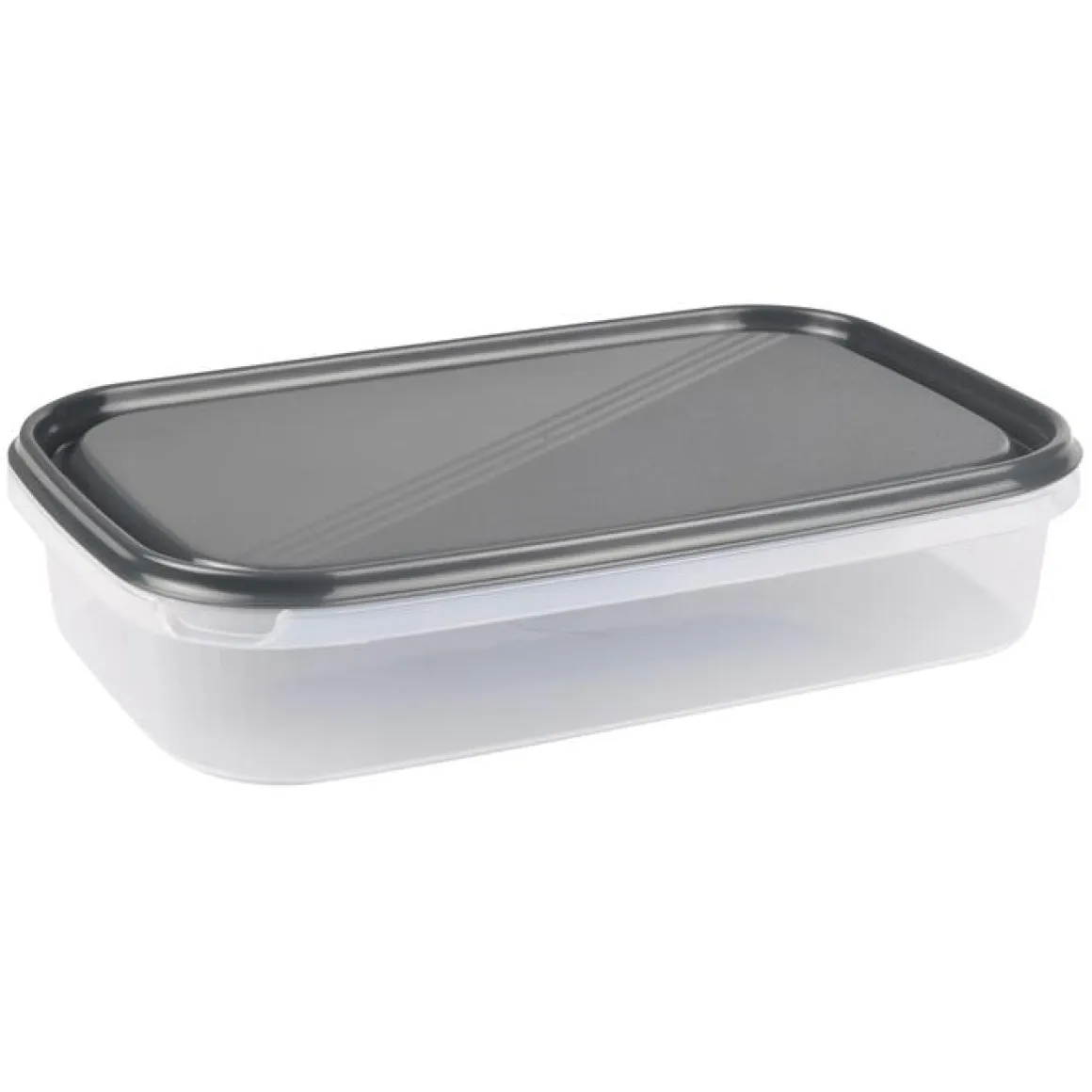 BOITE RECTANGLE AVEC COUVERCLE 2L ANTHRACITE