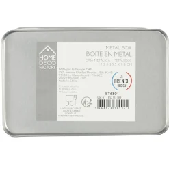 BOITE RIZ METAL EMBOSSE BROOKLYN