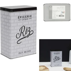 BOITE RIZ METAL EMBOSSE BROOKLYN