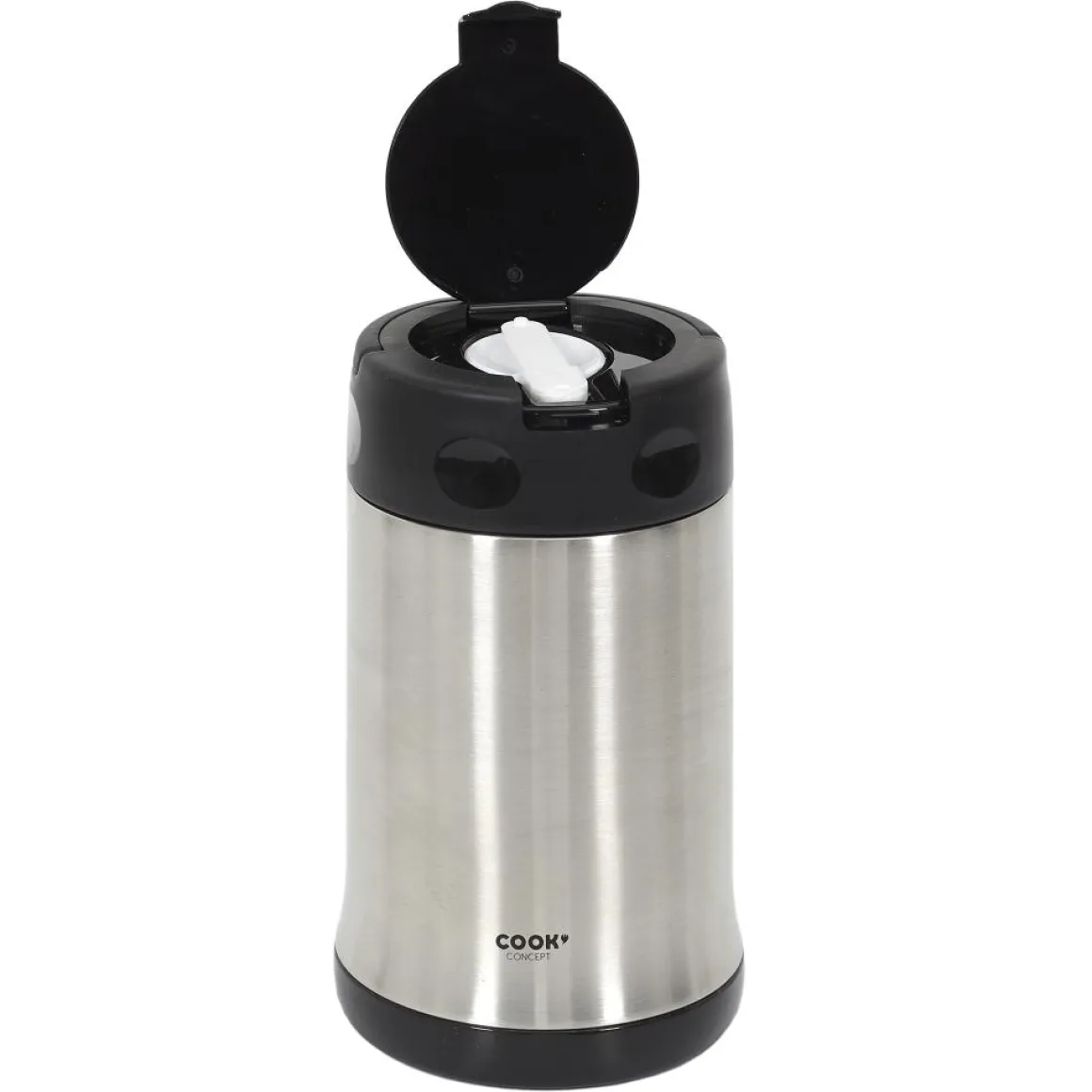 BOL A SOUPE ISOTHERME AVEC COUVERT INOX 50CL
