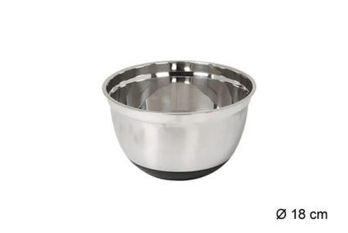 BOL INOX ANTI GLISSE 17CM