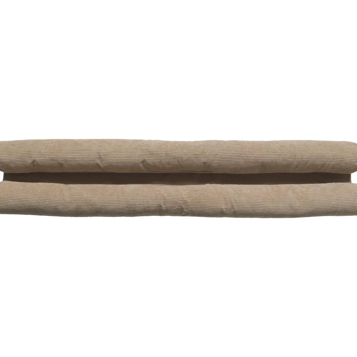 BOUDIN PORTE DOUBLE BOURRELET VELOURS COTELE 80CM BEIGE
