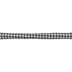 BOUDIN PORTE SIMPLE BOURRELET 80CM PIED DE POULE BLANC