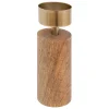 BOUGEOIR BOIS NOYI TAILLE L