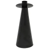 BOUGEOIR METAL AUTOMNE NOIR TAILLE S